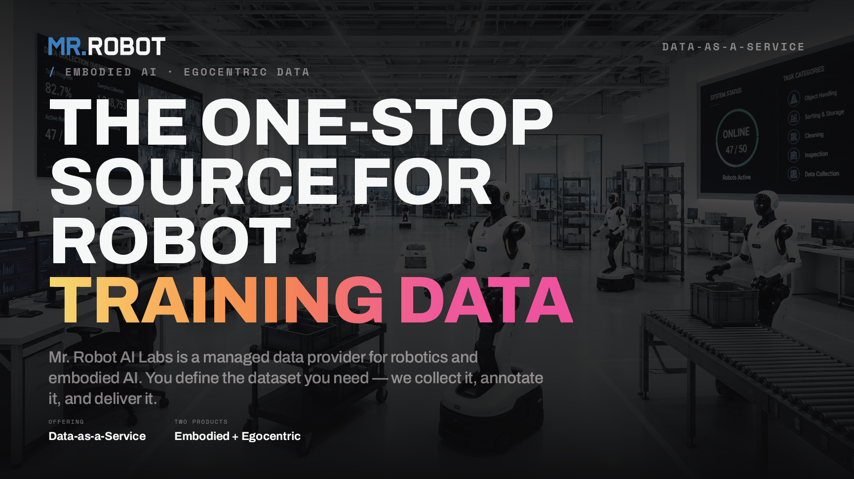 View the Mr. Robot AI Labs DaaS Deck